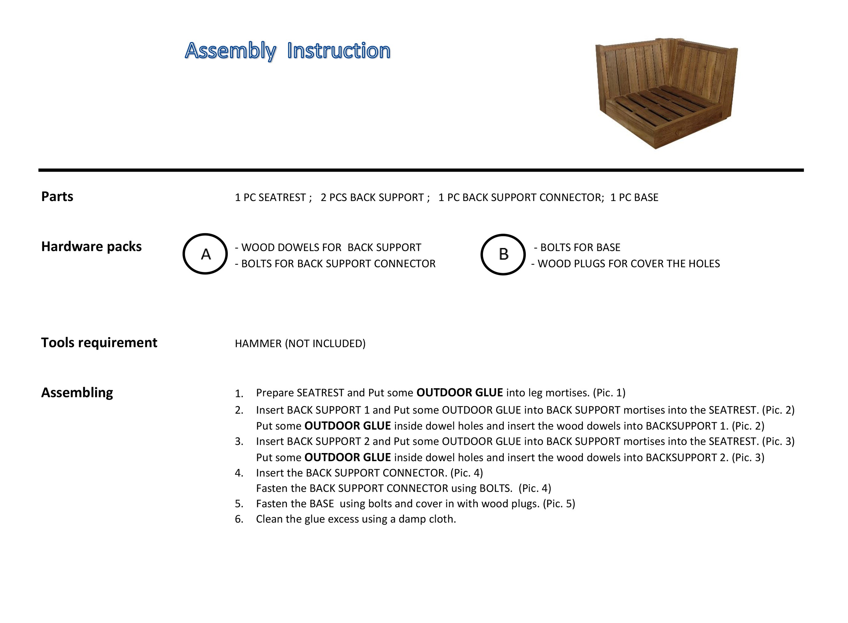 assembly instruction