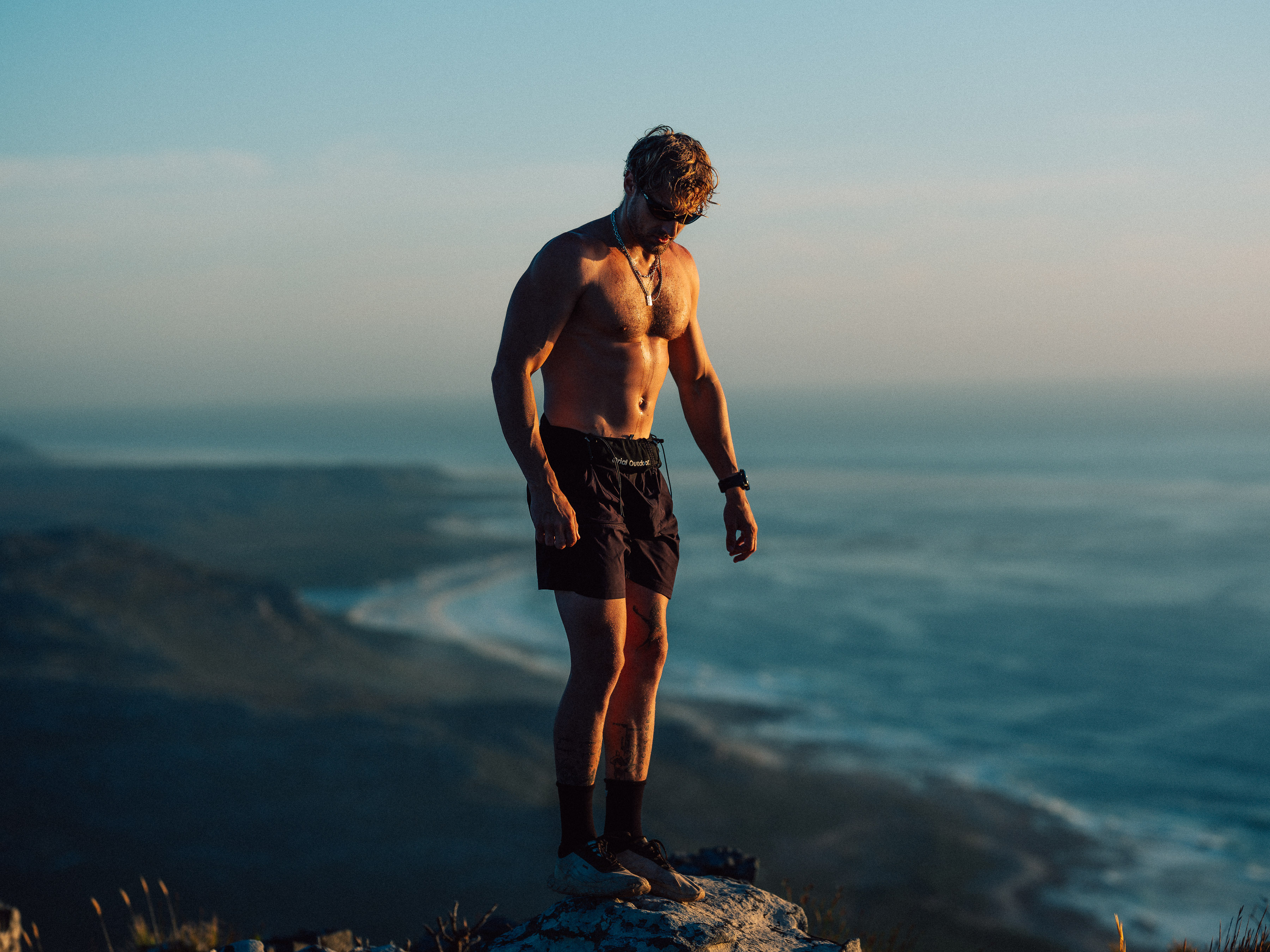 Coach explaining something to an athlete