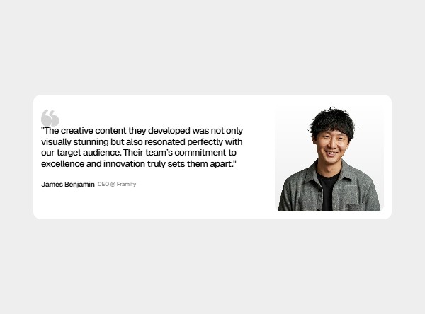 Framer Testimonial Card Component