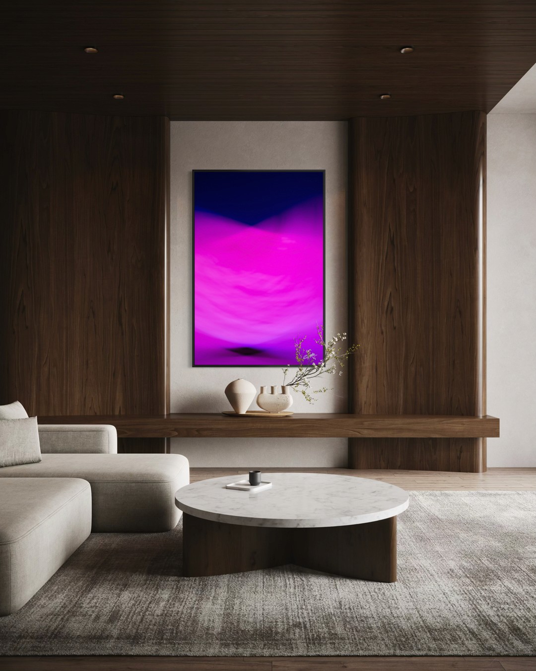 Image of a vase, glass of water and a lemon on a table