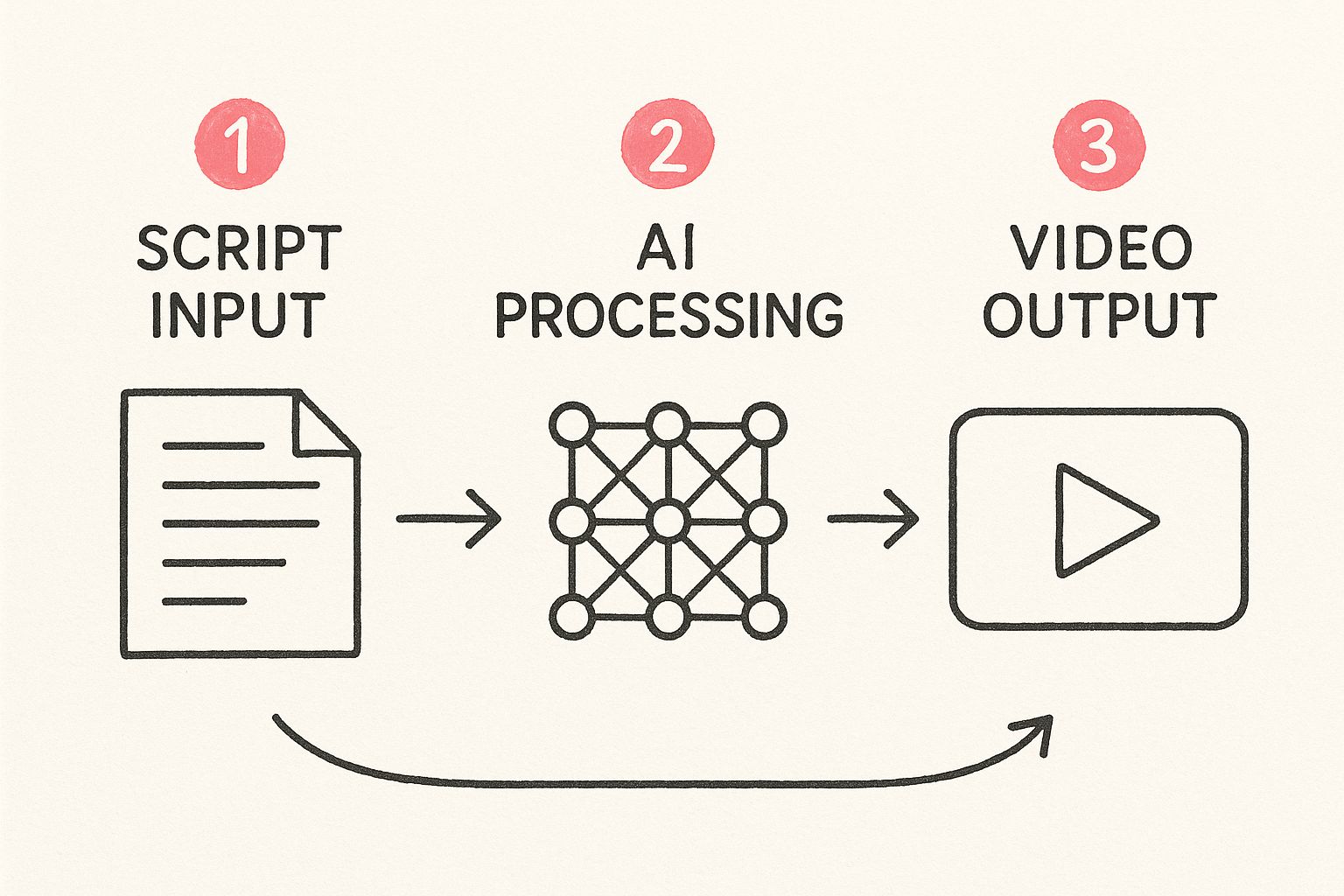 Infographic about script to video generator