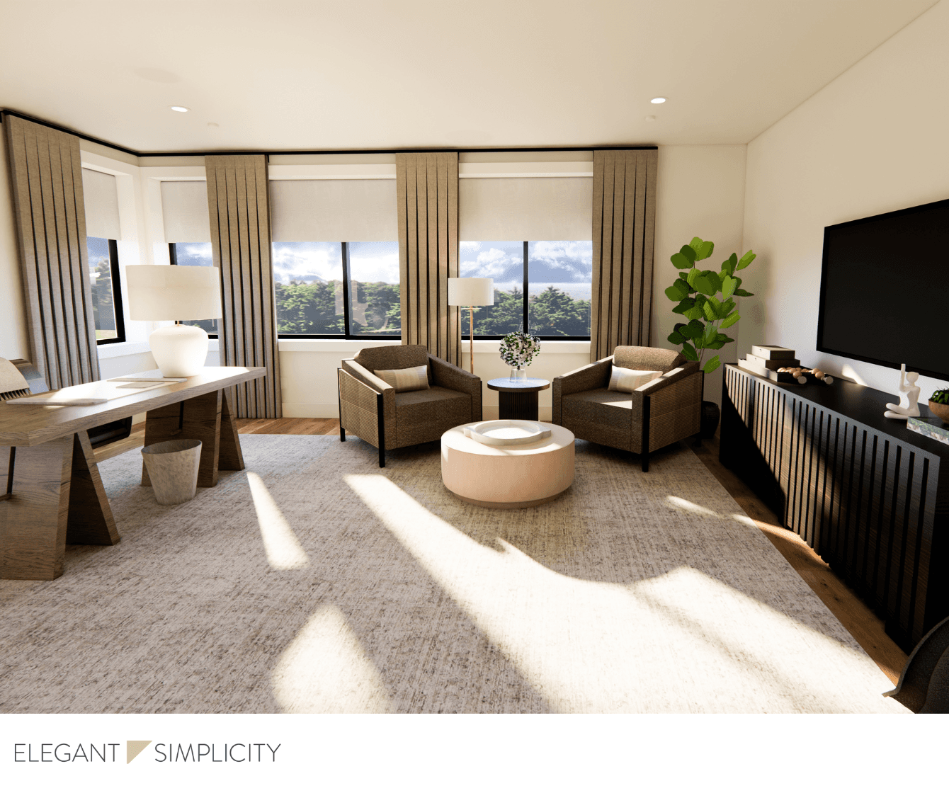 We’re so excited to share details from The Woodinville House: Her Office –– one of our favorite interior design + professional organizing projects in Woodinville, WA.