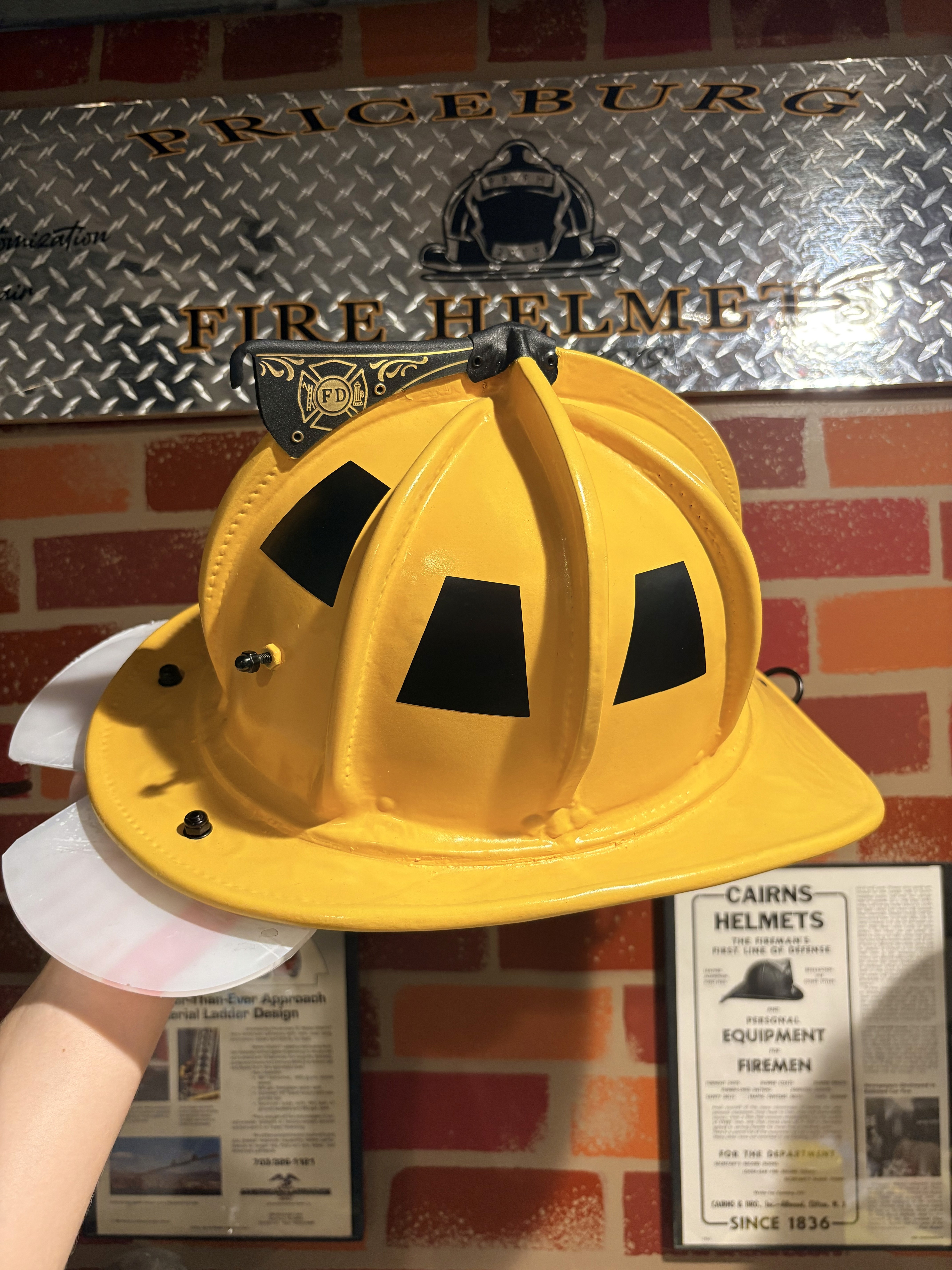 Completed helmet work photo