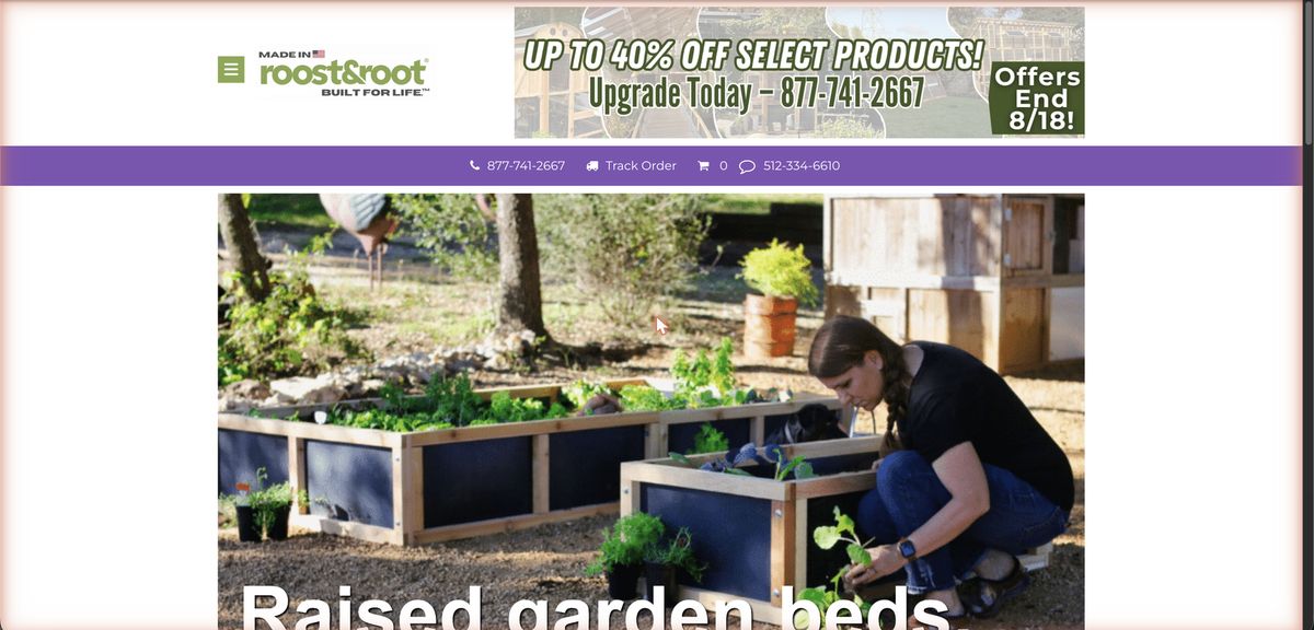 Roost & Root website