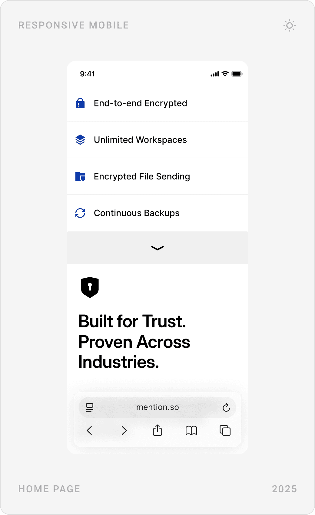 Modern Secure Messaging Mobile Experience Design
