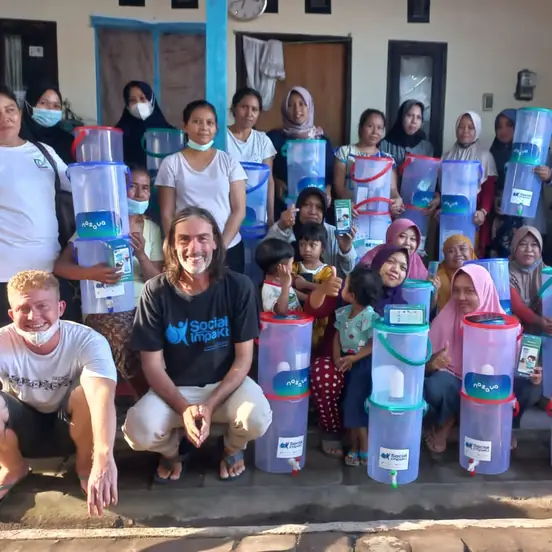 water filter for people in Bali
