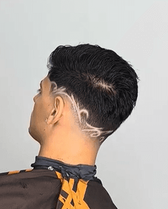 Barber's tool belt with scissors and combs