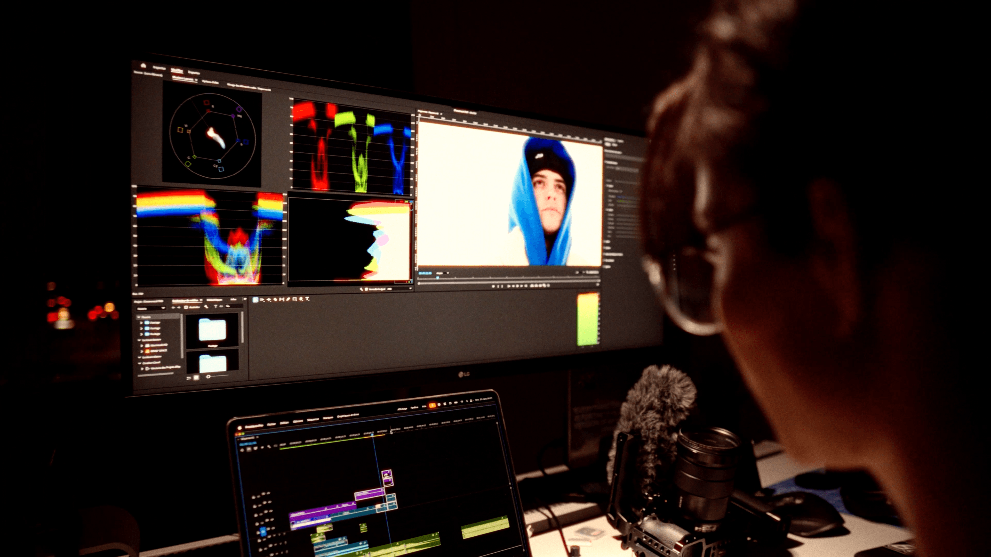 A laptop with a h32 word on it.