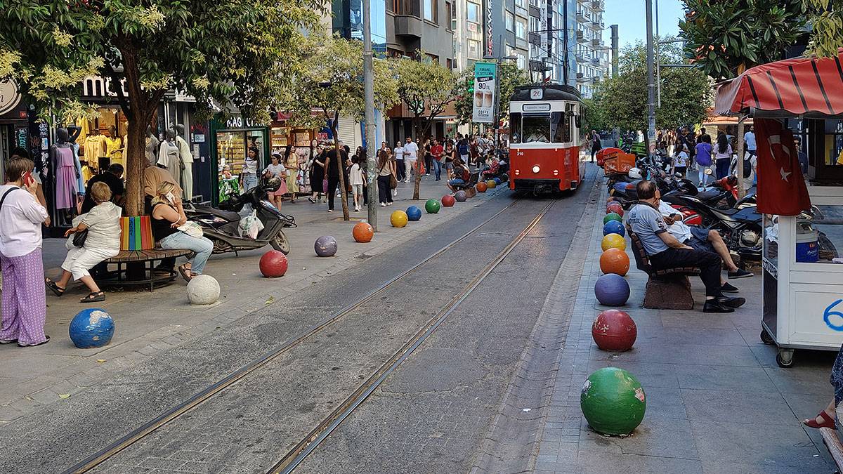 Street cafés and local life in Kadıköy on the Asian side of Istanbul