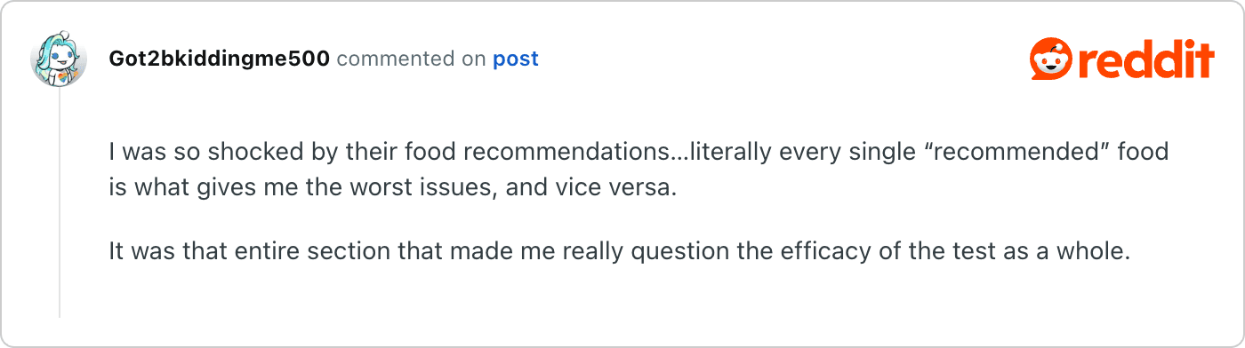 Post on Reddit