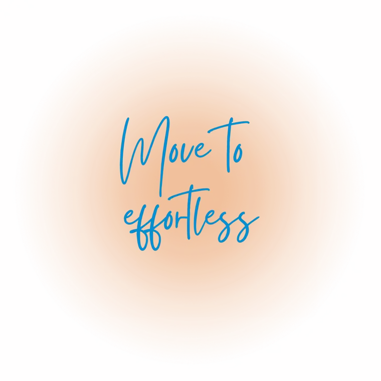 Move to effortless, handwritten