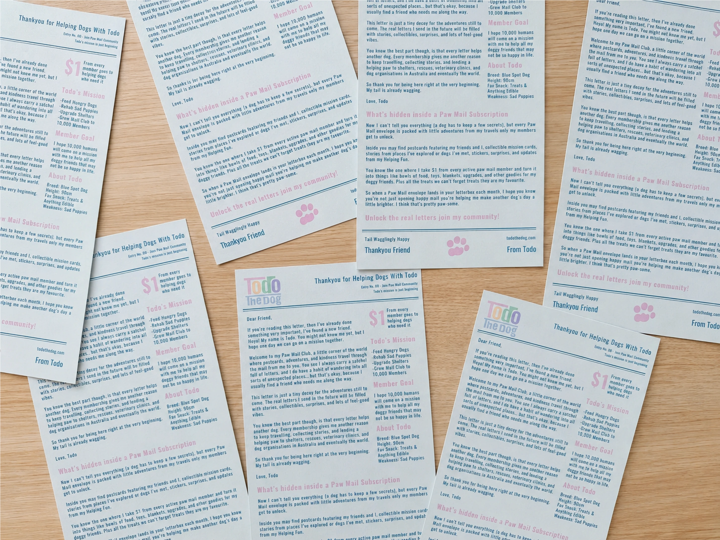 Letter Join edition Todo's Mail Club