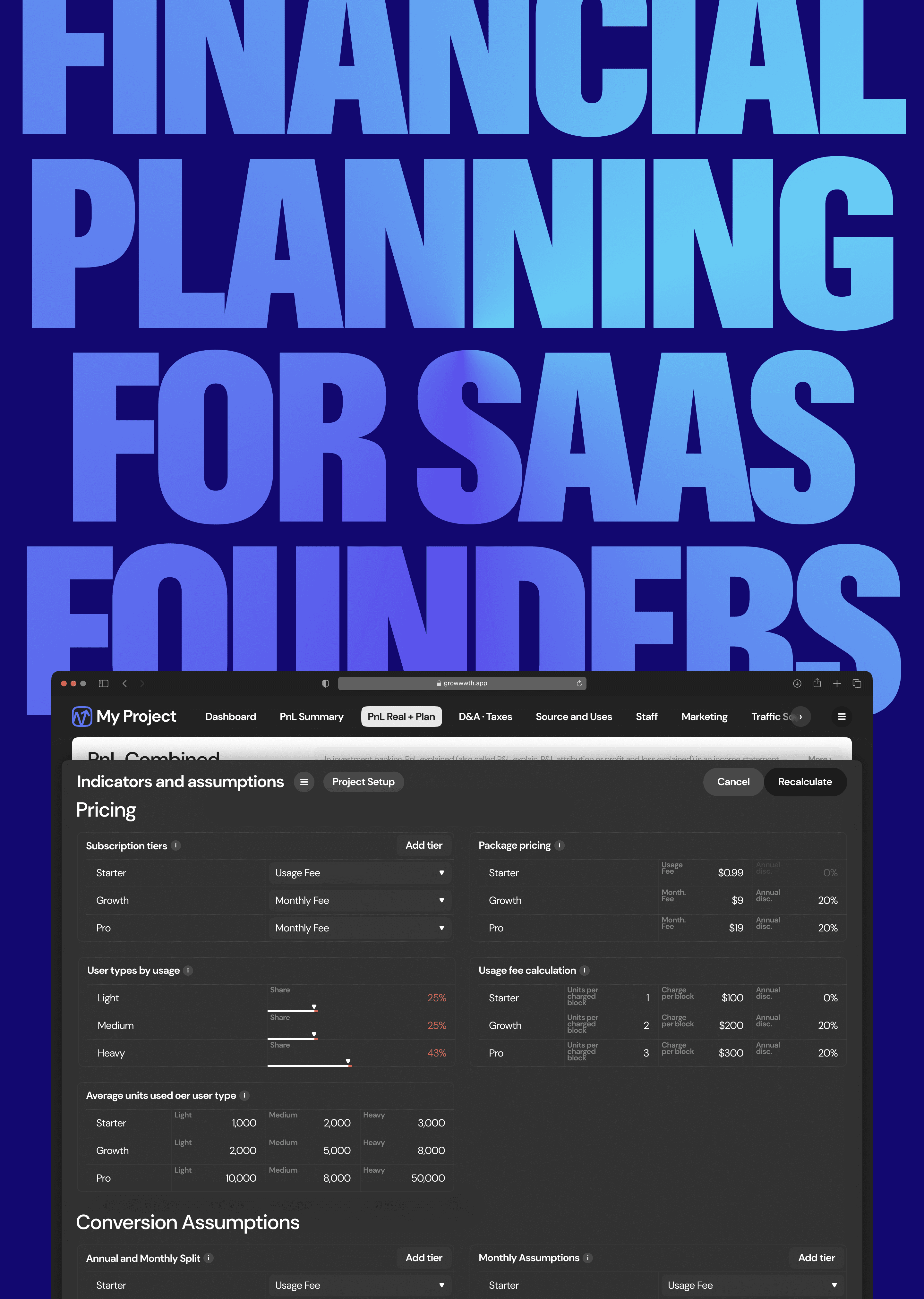 A tool for Saas founders to build powerful investor pitchdecks based on raw data
