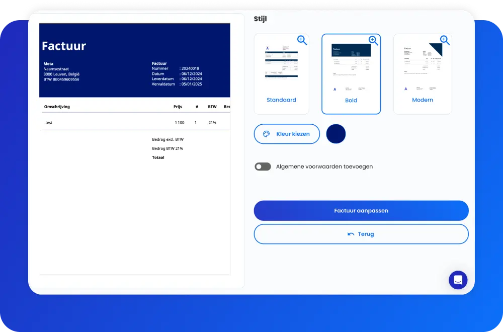 Screenshot van het Astro platform
