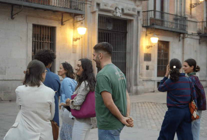 Alumnos Nomba disfrutando del Madrid de los Austrias