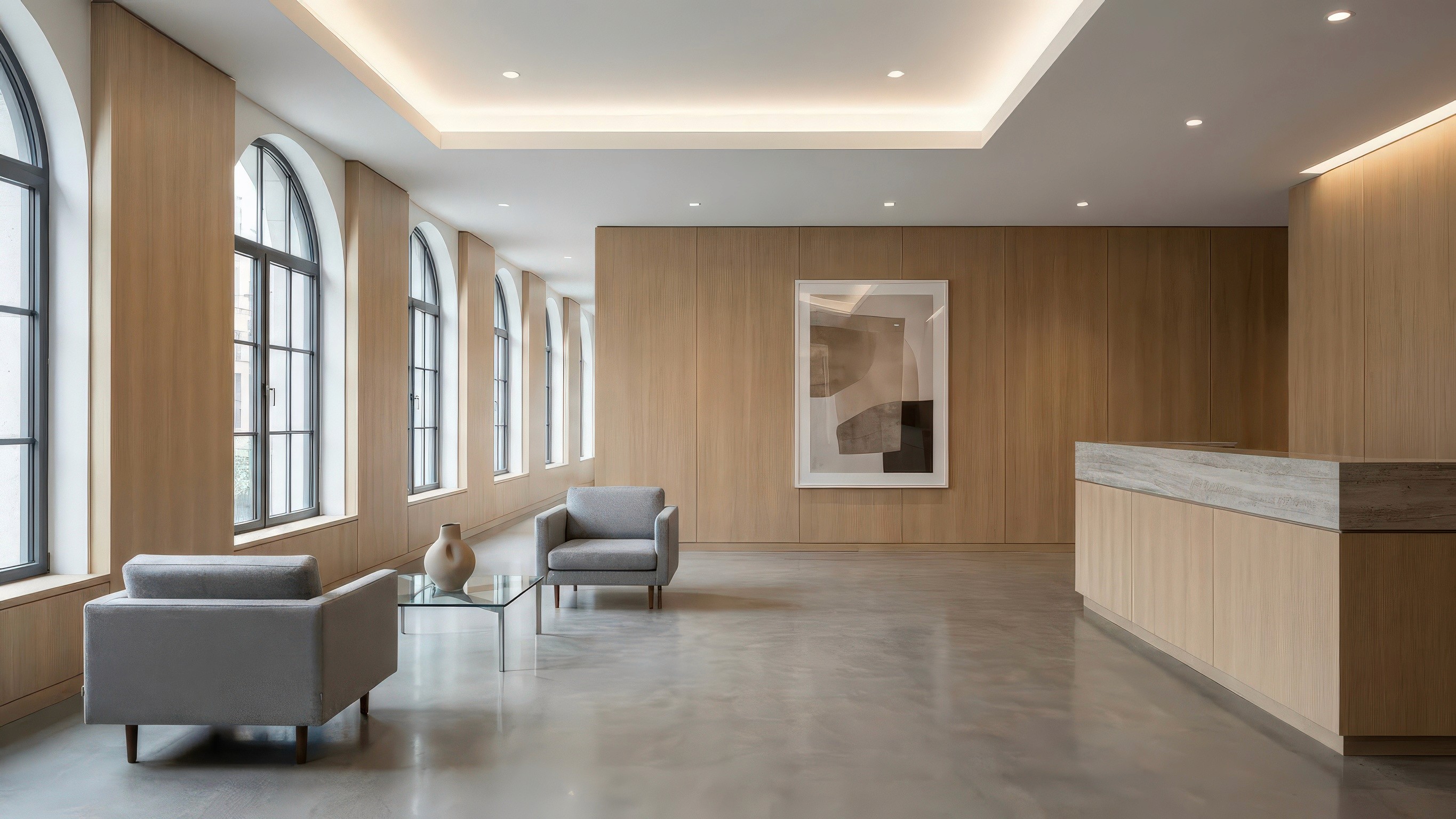 white and brown living room set