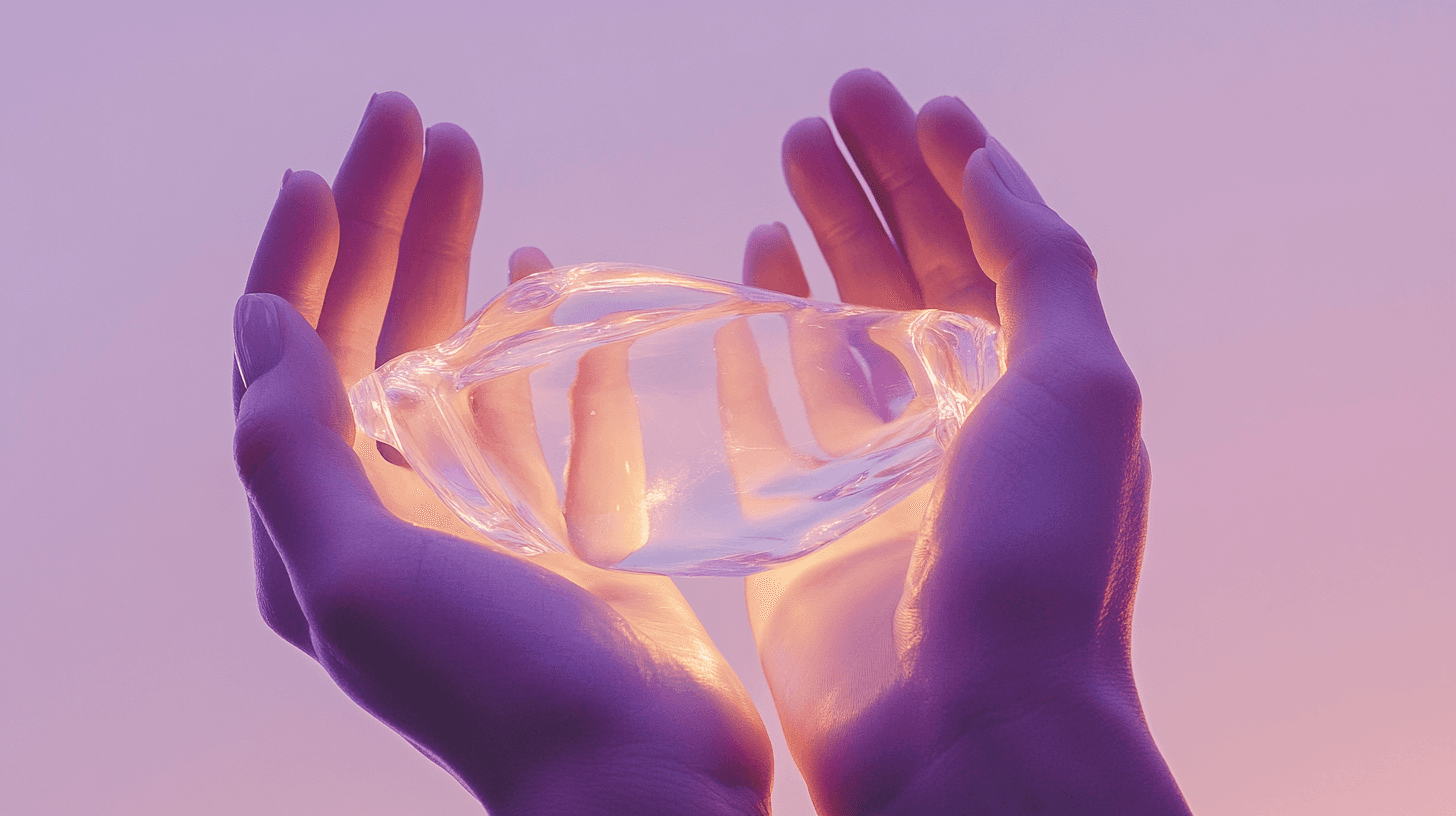 Two men discuss a project while standing at a laptop in an office.