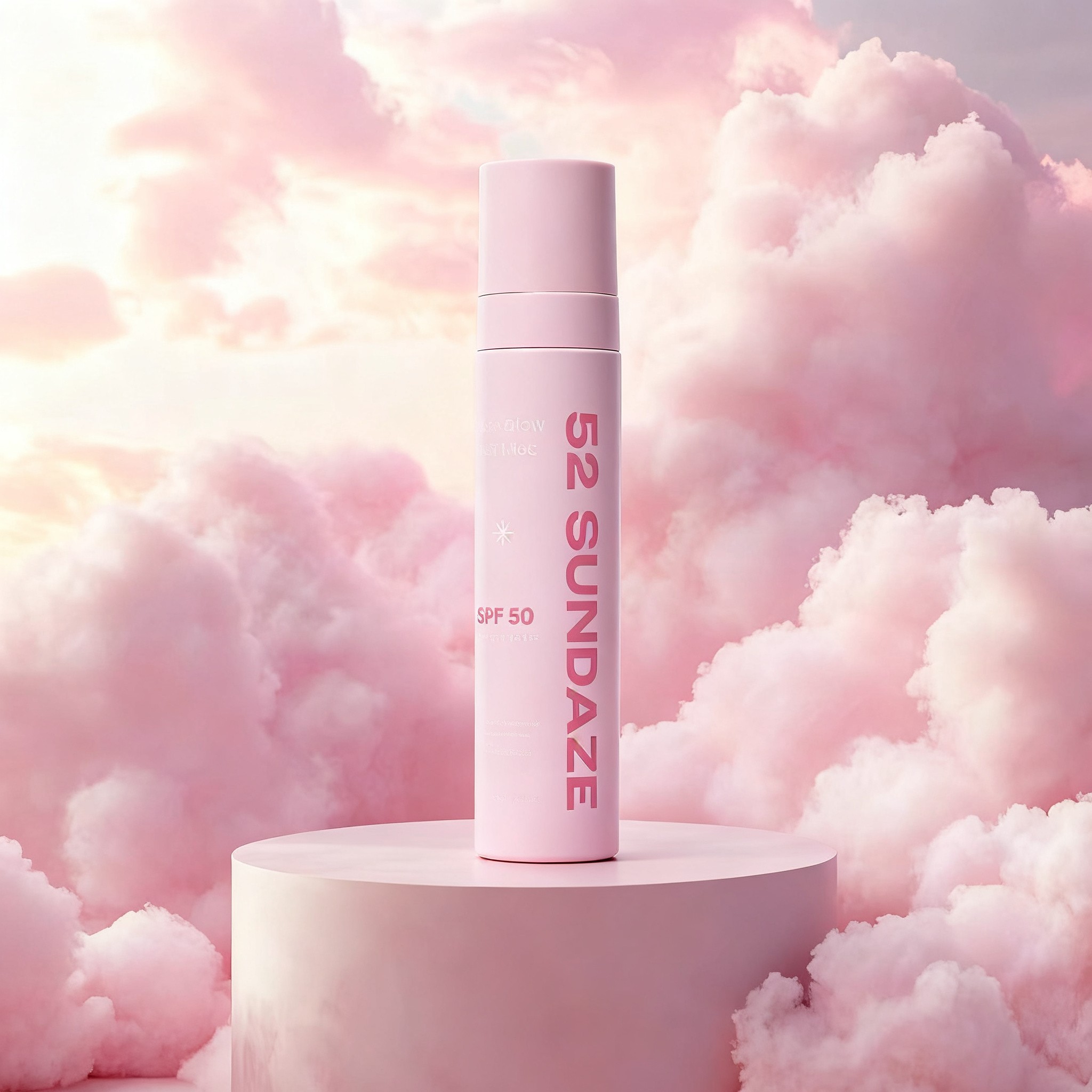 bold blue text reading "OK!" on soft pink background