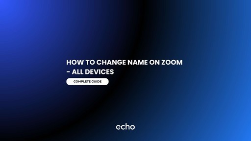 How to Change Name on Zoom