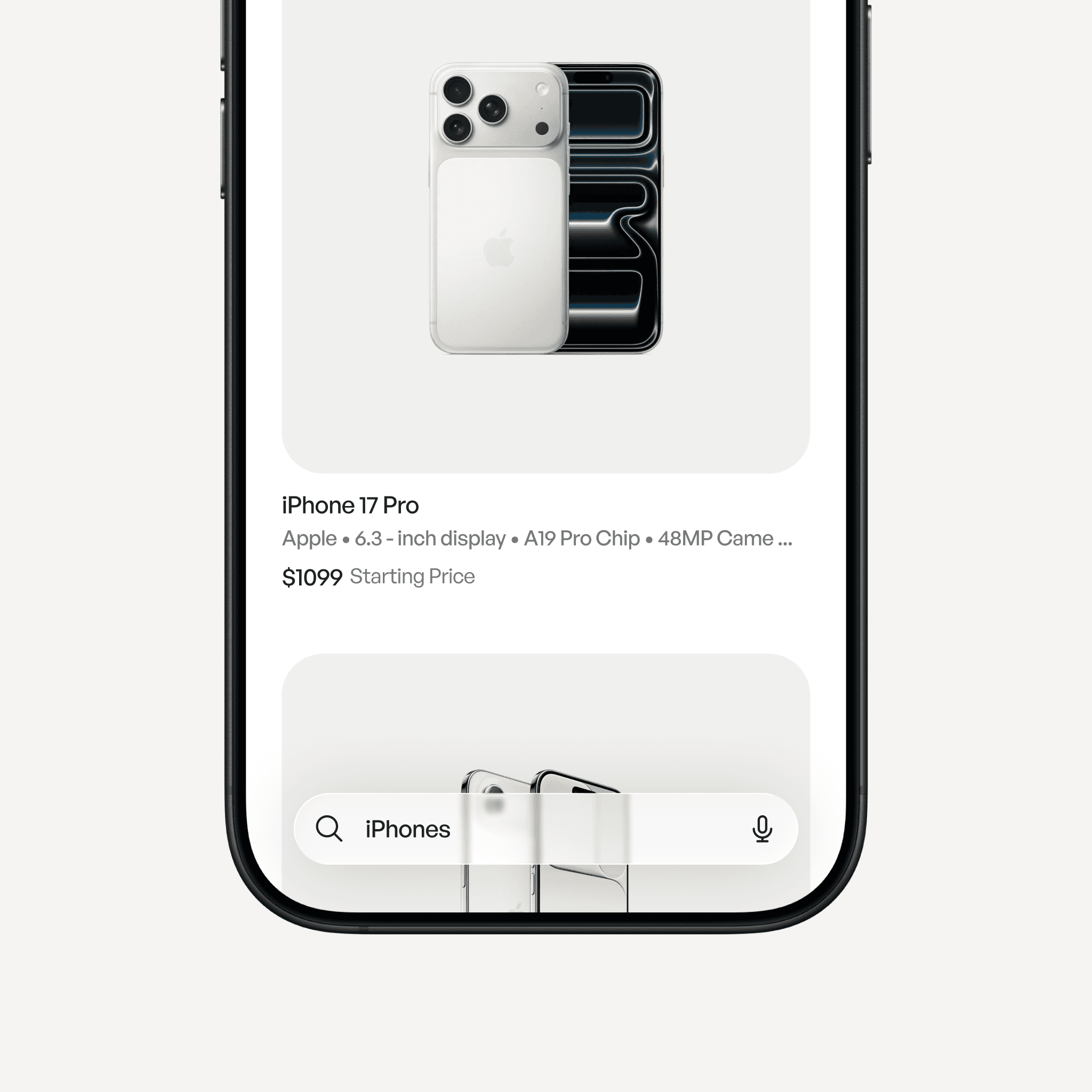 Ecommerce search result