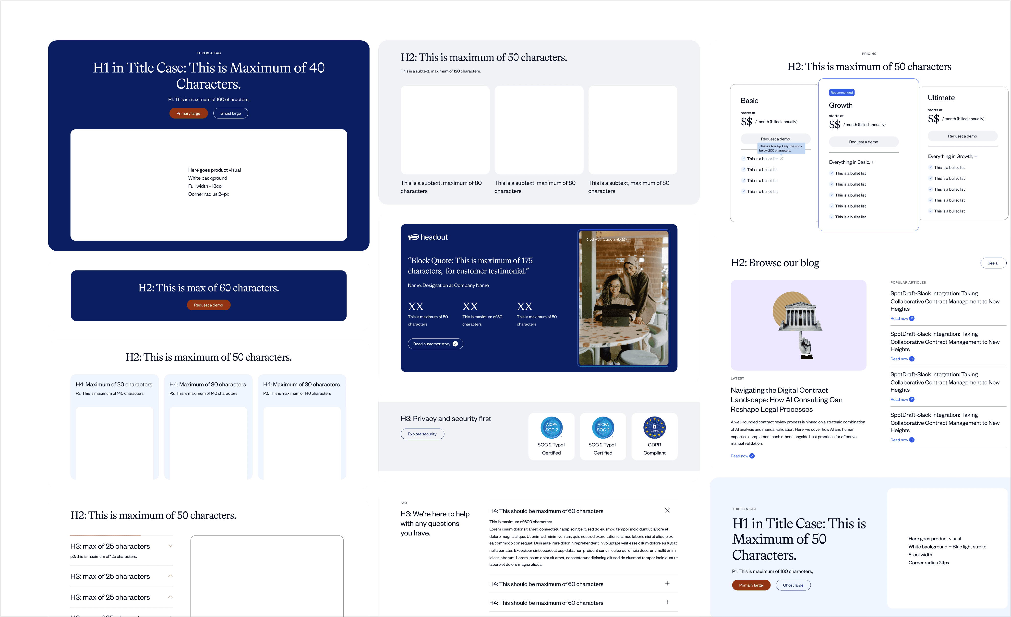 Website design system