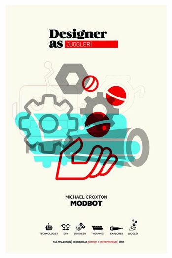designer as juggler poster