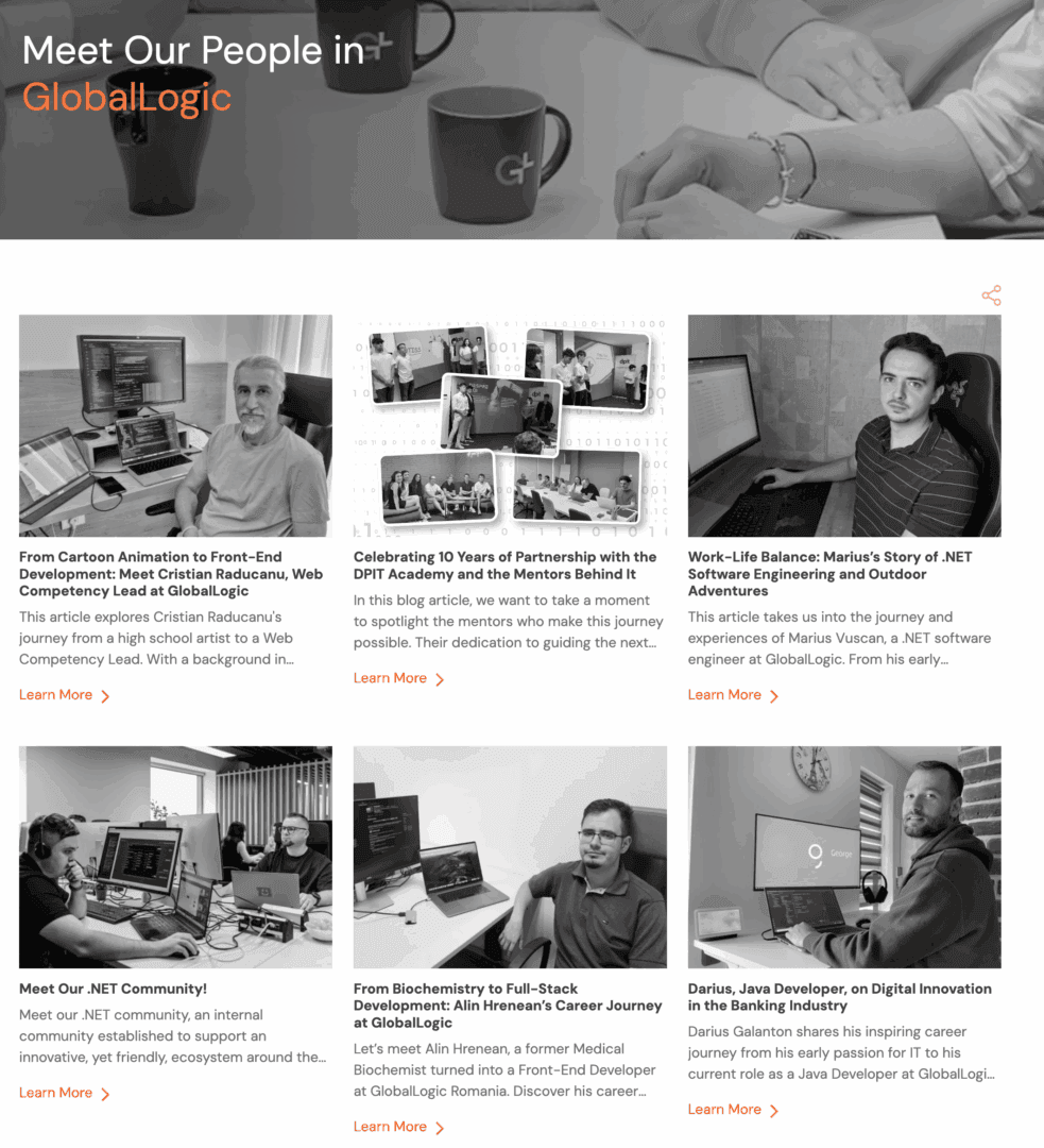 Marketing Spotlight: GlobalLogic Romania content marketing