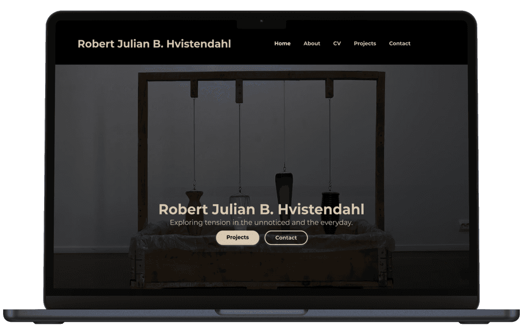 Nettside laget for RJBH – moderne, profesjonell og responsiv webdesign laget av Sideklikk