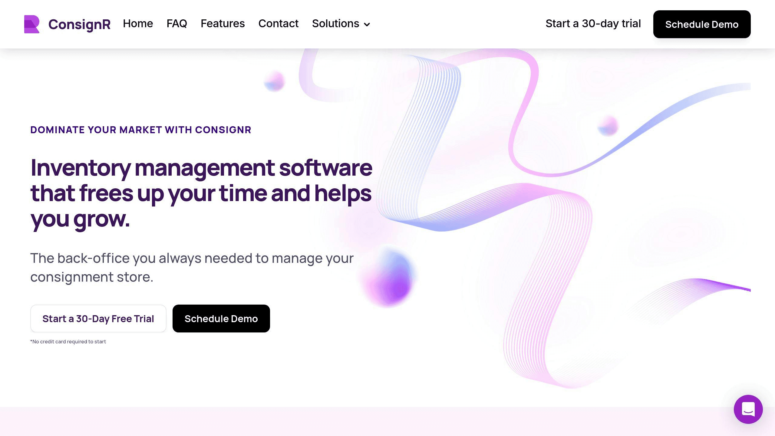 ConsignR Landing Page