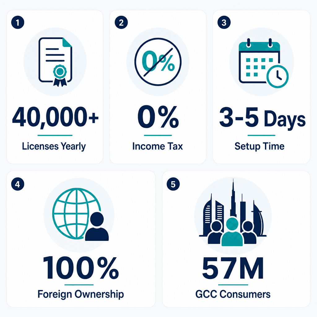 Infographic: Small Startup Business in Dubai