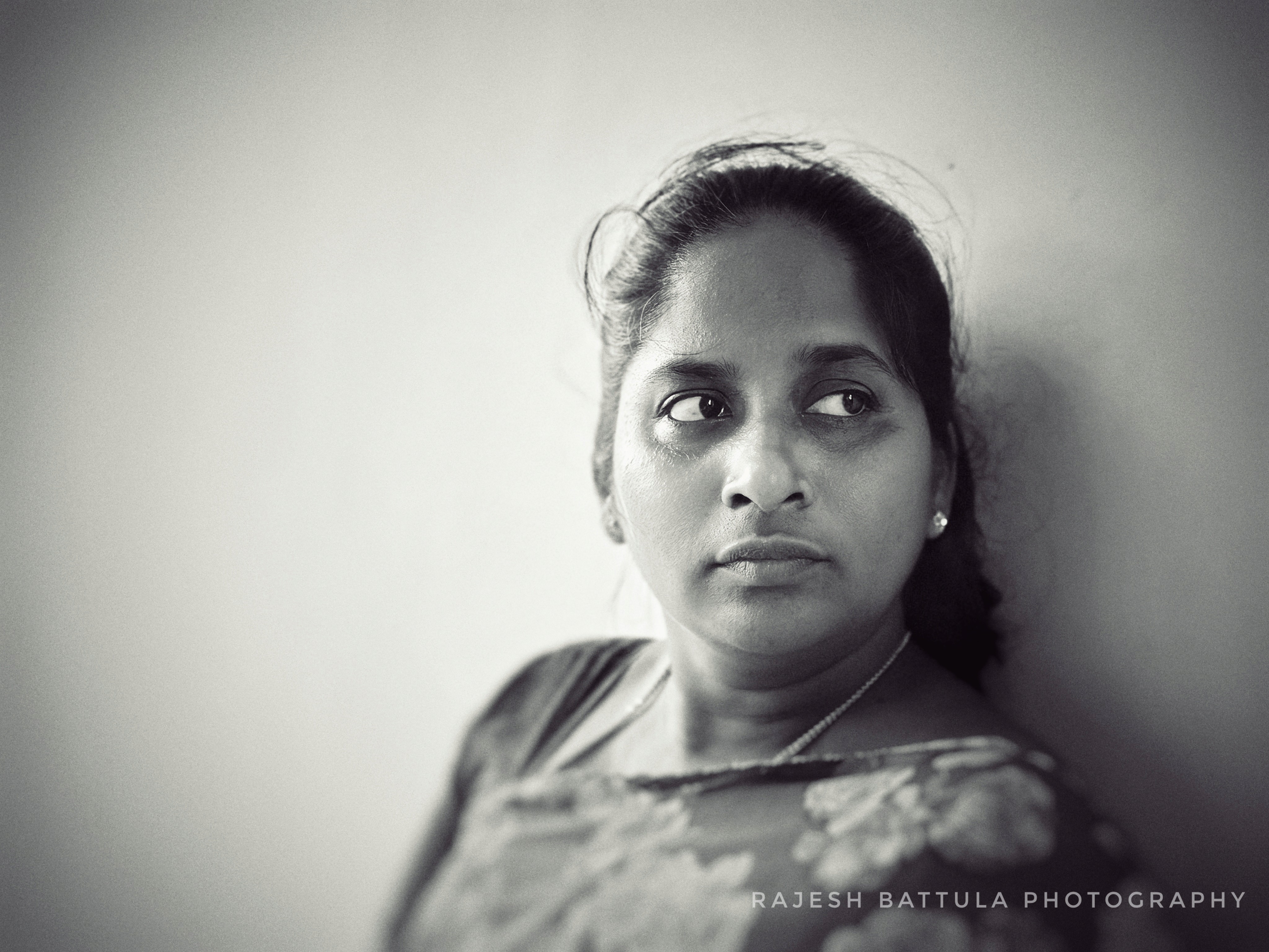 A woman image duplicated and edited