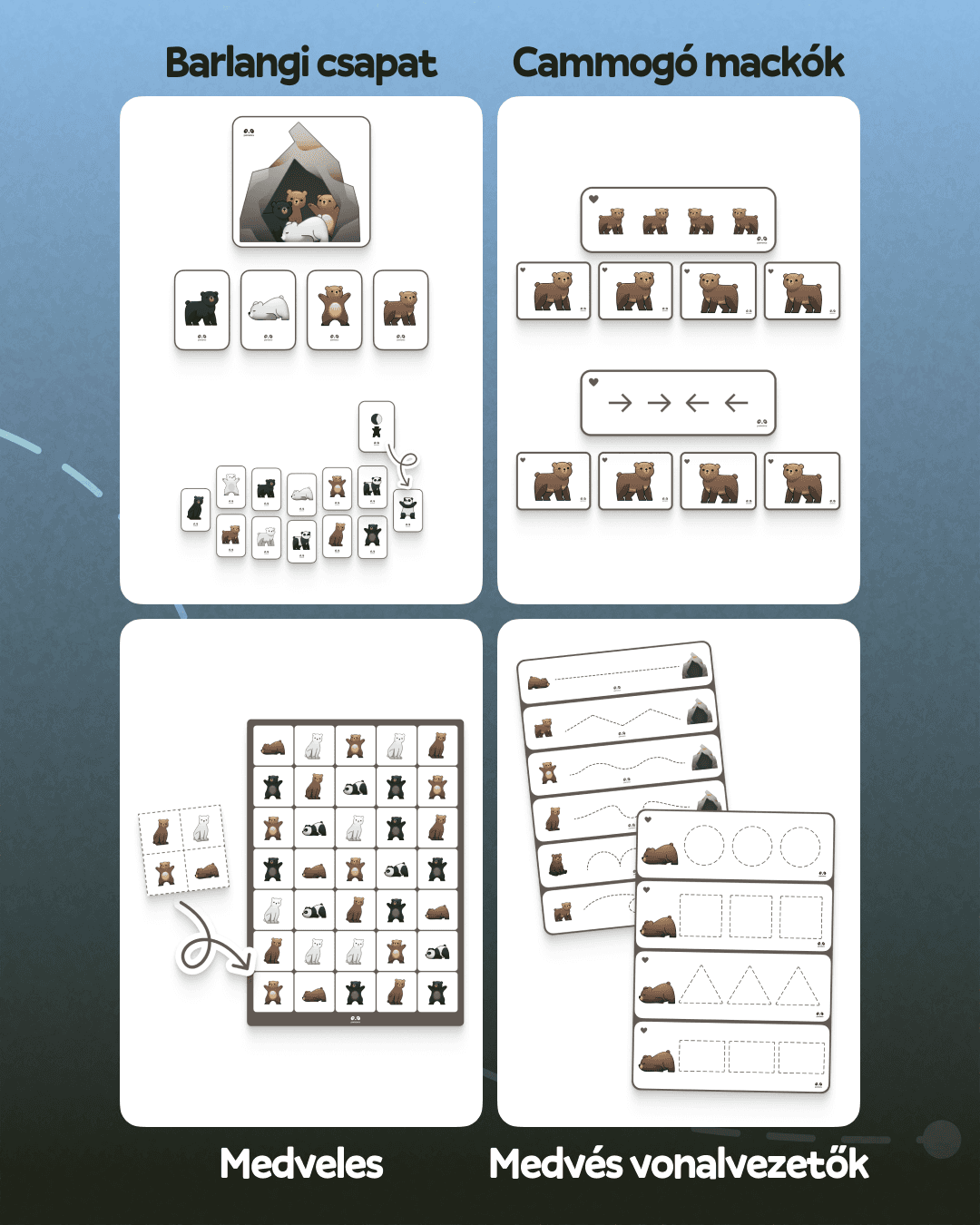 Mackós fejlesztő játék