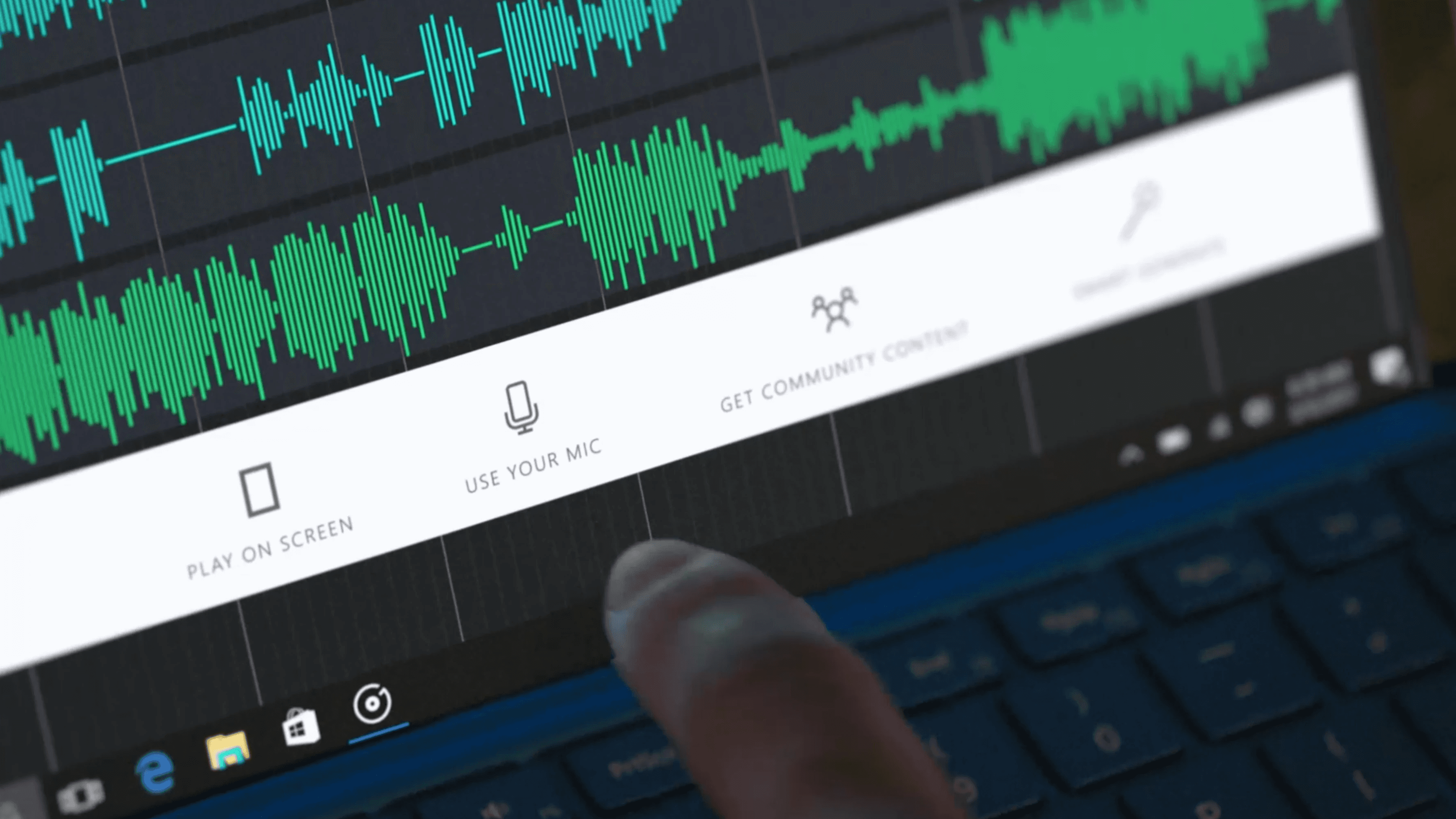 Use your voice as input