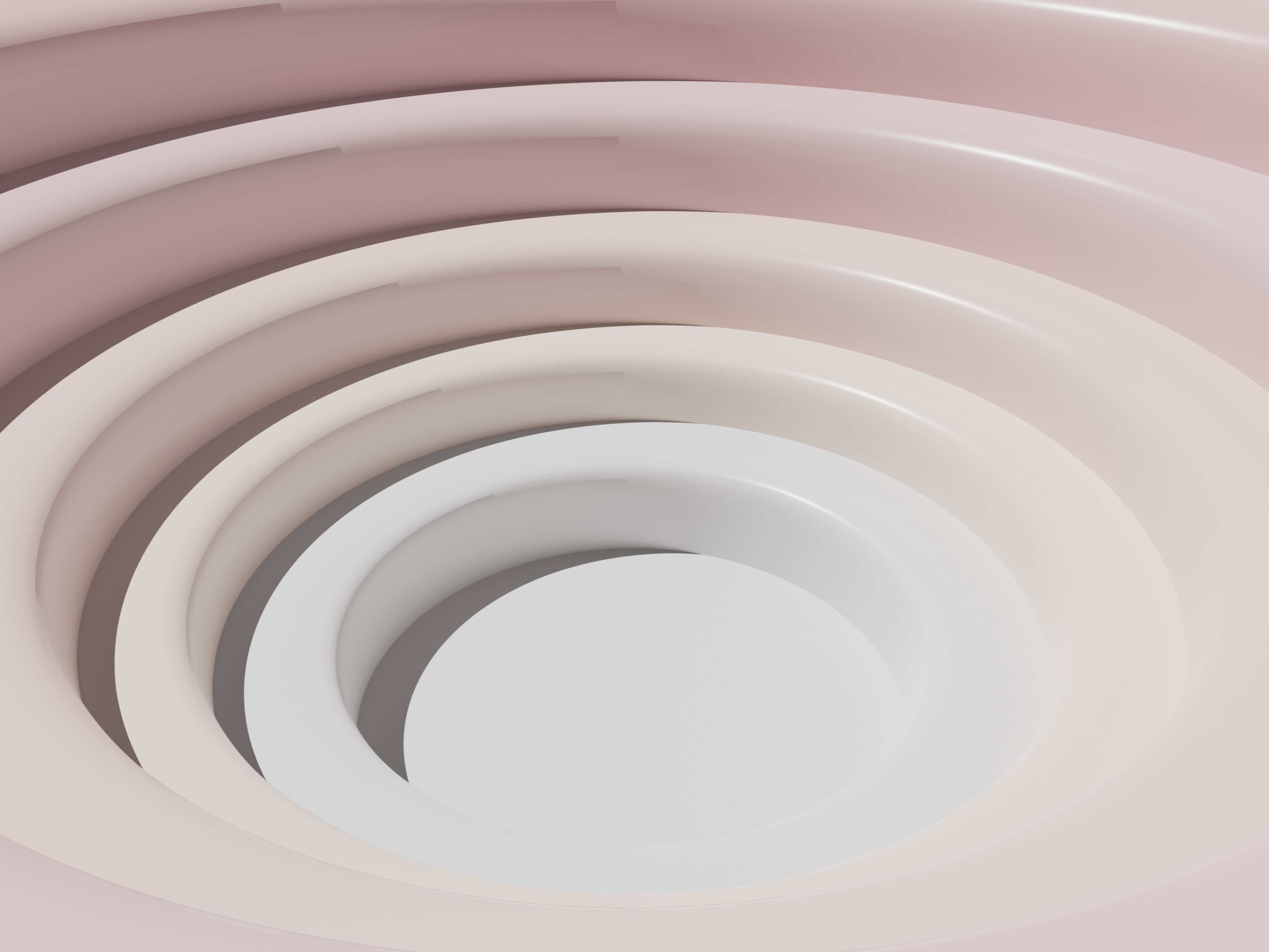 Abstract pastel concentric ring design with soft gradients and layered curves.