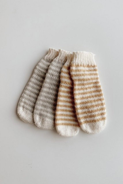 Mini Stripe Socks knitting pattern, photo 2