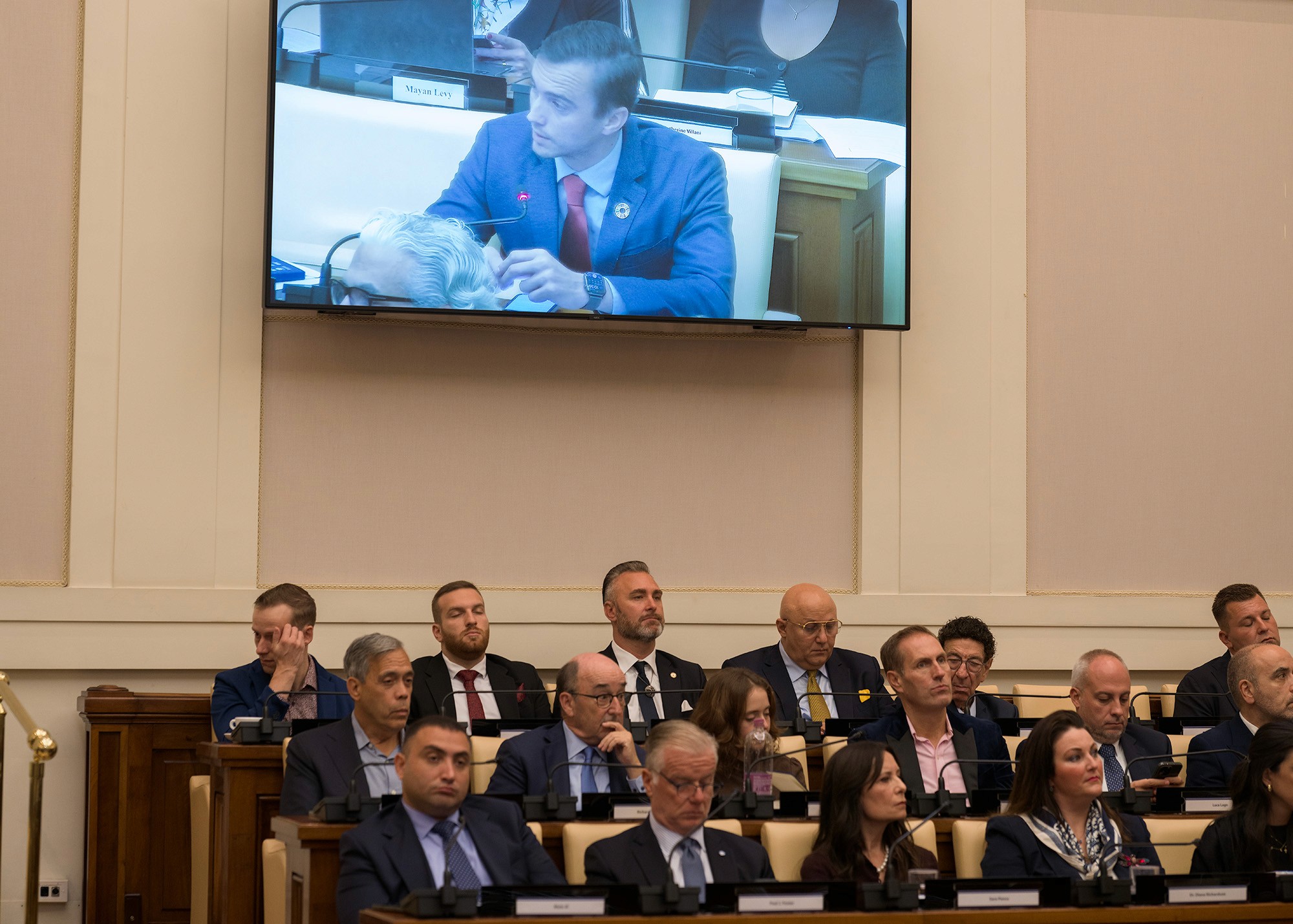 Artem Shestakov speaking at the Pontifical Academy of Sciences during the World Changers Summit in Vatican City.
