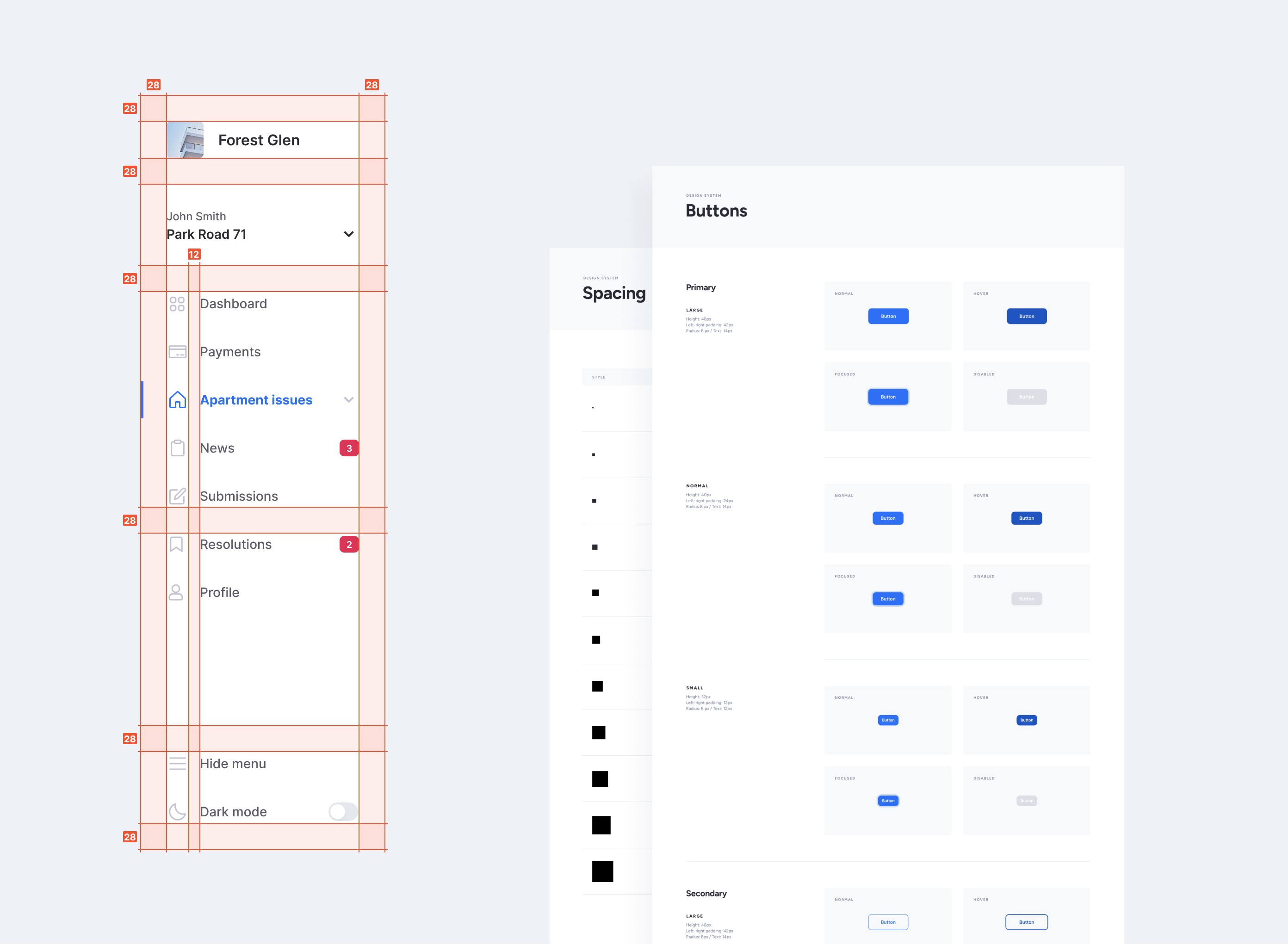 Probit Details Screenshot Design Design System