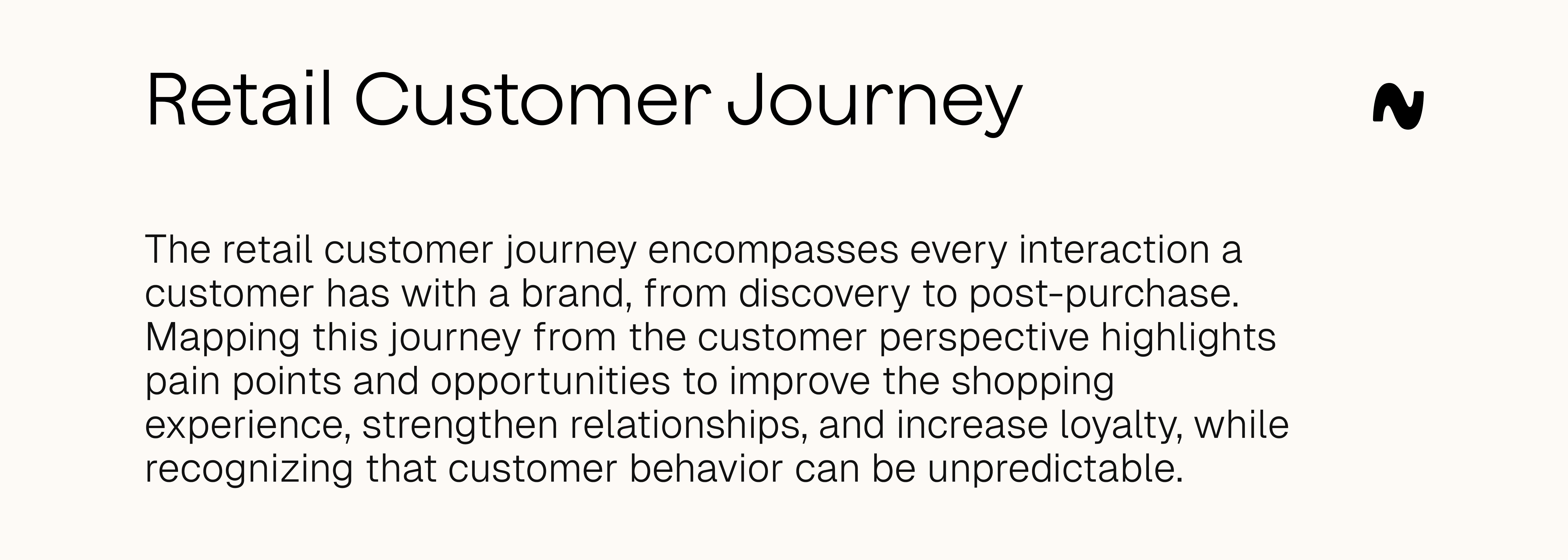 Retail customer journey definition