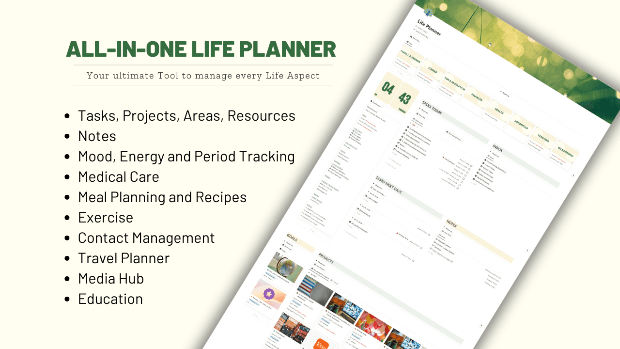 30+ Best Notion Planner Templates