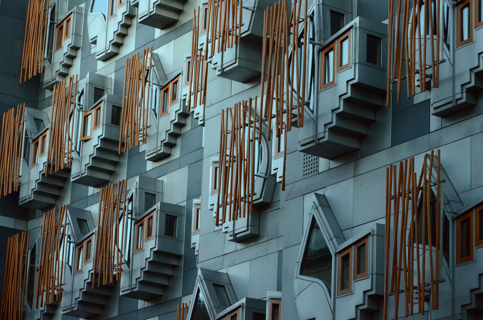 Scottish Parliament building at Holyrood