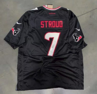 CJ Stroug signed jerseys