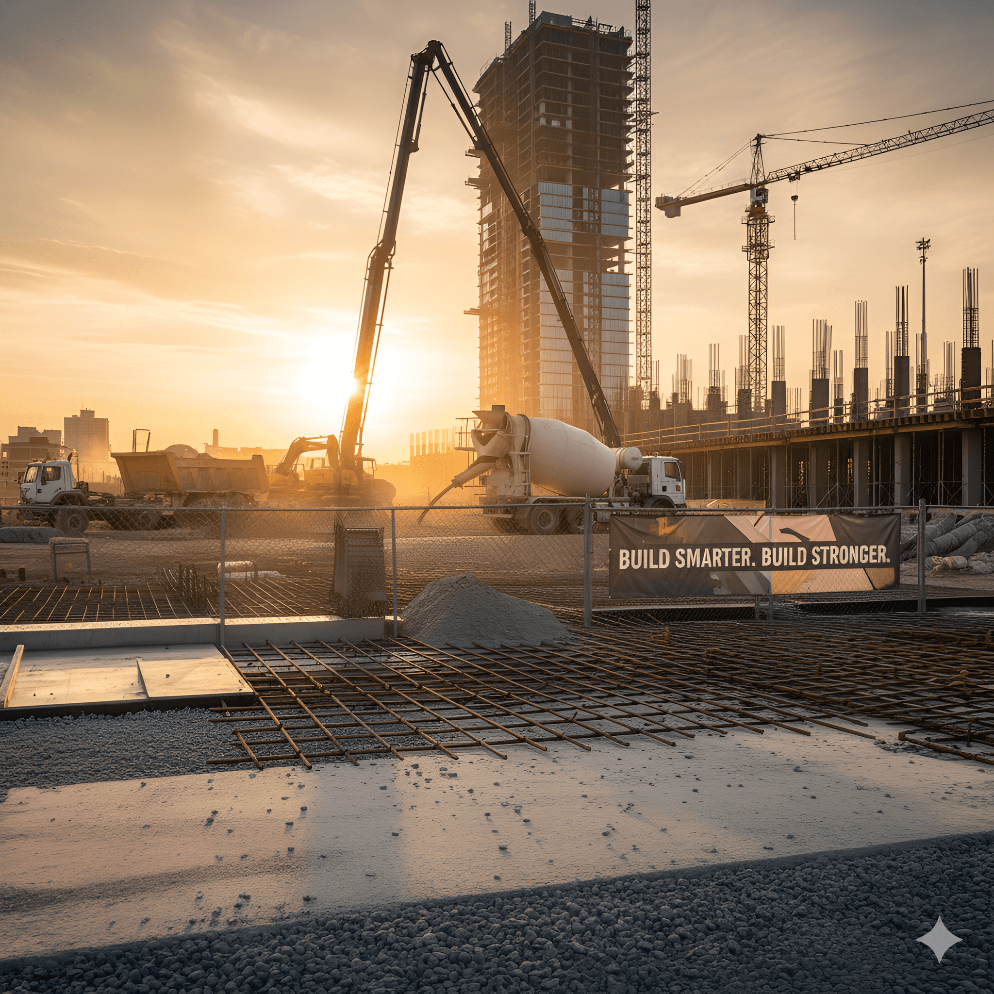 Dynamic picture of a cyclist riding downhill