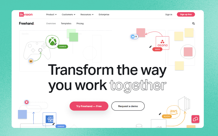 invision-freehand-homepage