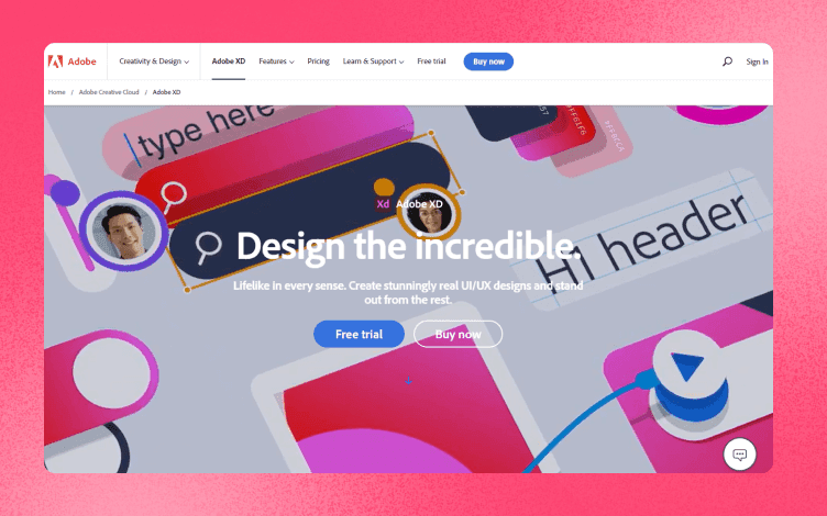 adobe-xd-homepage