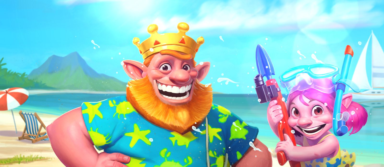 Sam on the Beach - visuel officiel ELK Studios
