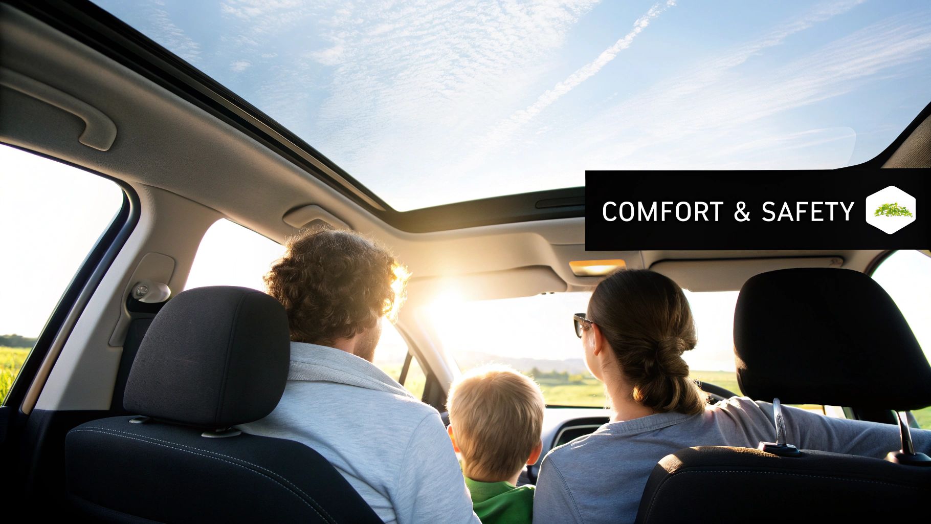 Family road trip comfort