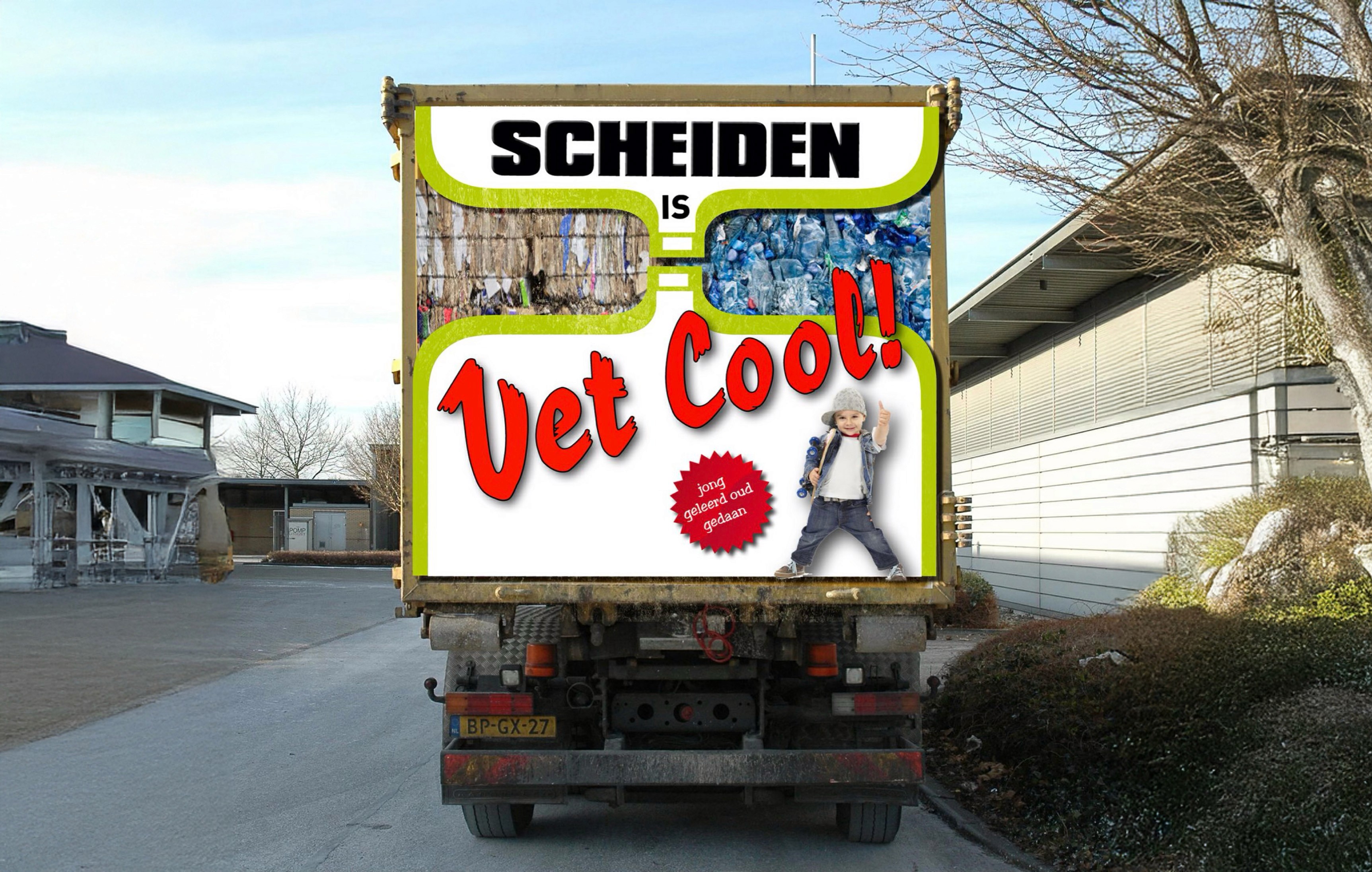 Meppel vuilniswagen afval scheiden