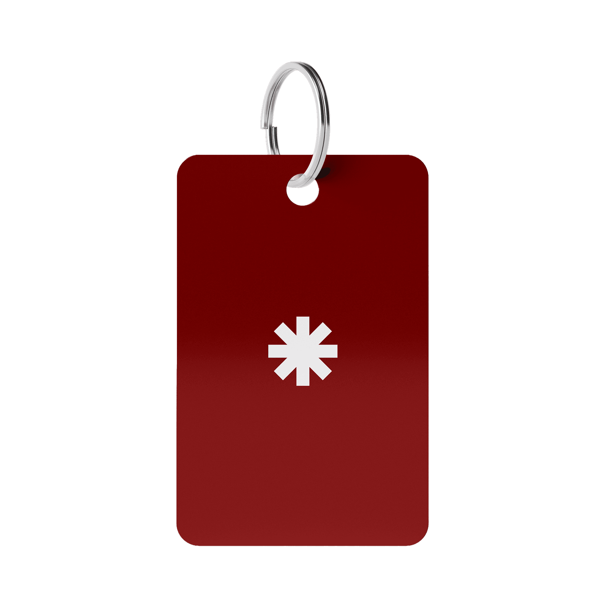 Red key tag