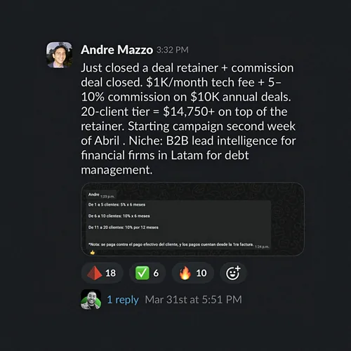 Andre Mazzo result screenshot