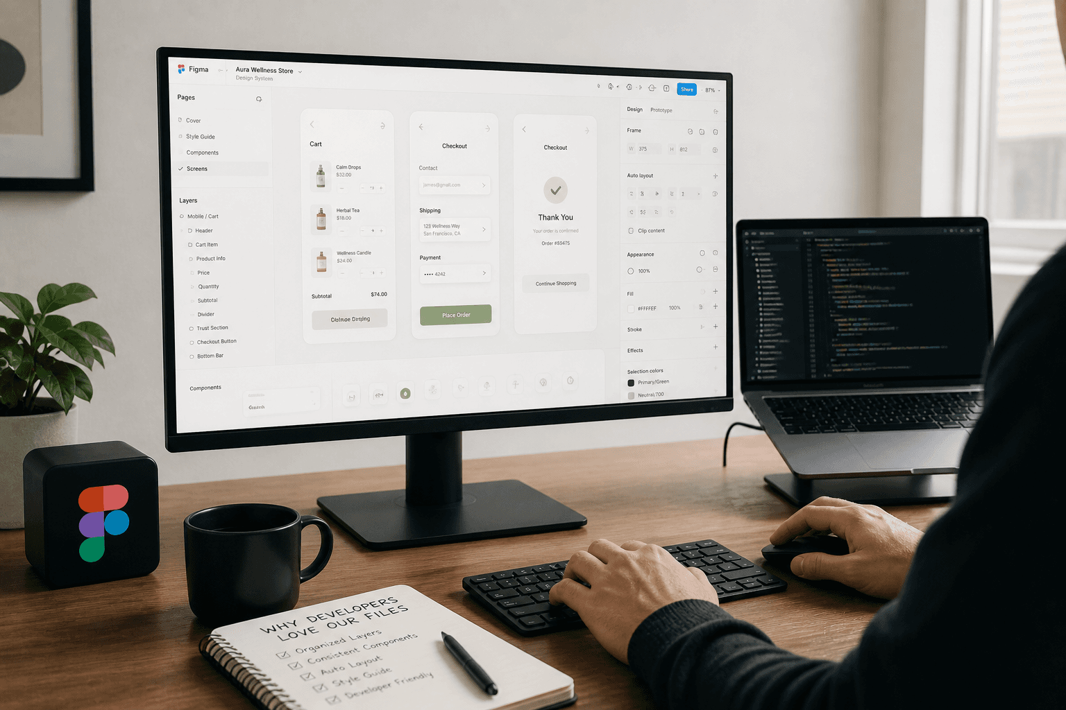 Figma ecommerce UI design